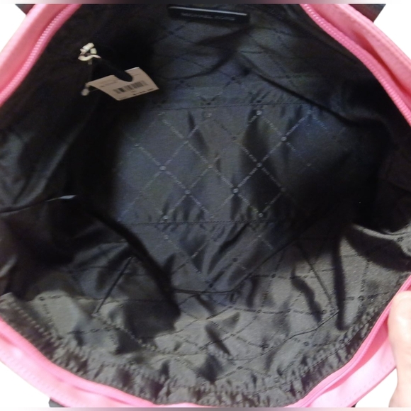 Michael Kors - NWT, Hot Pink Polly Bag, 2 Zippered Pockets, 1 Open Pocket, - Picture 11 of 14